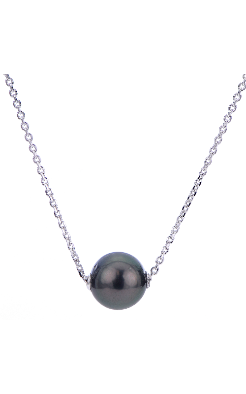 Sterling Silver Tahitian Pearl Necklace
