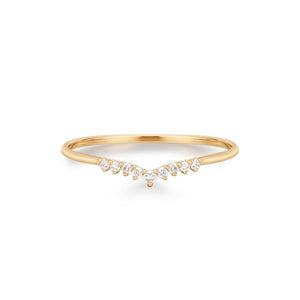 FROST | Curved Diamond Ring
