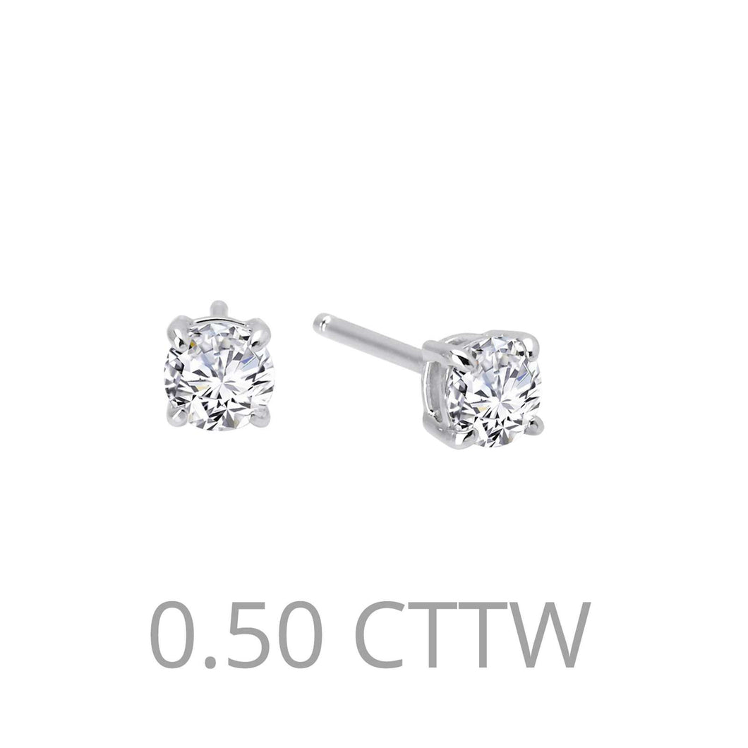 Lassaire Simulated 0.50 CTW Stud Earrings