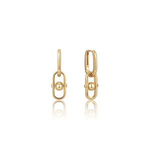 Paced Out Orb Link Drop Earrings