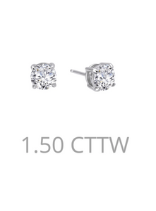 Lassaire Simulated 1.50 CTW Stud Earrings