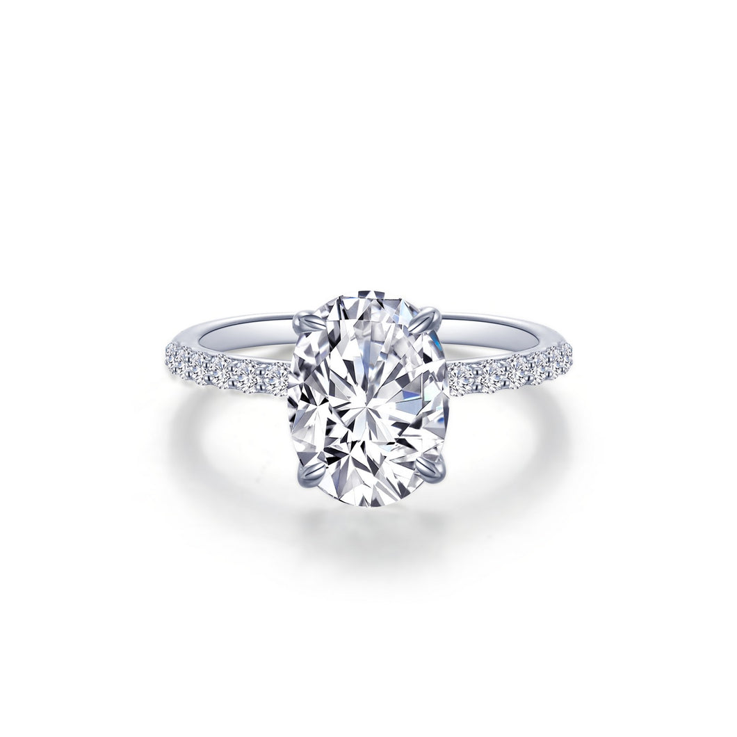 Oval 3ctw Solitaire Engagement Ring