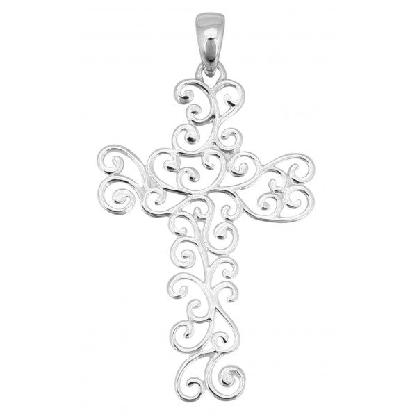 Southern Gates® Small Swirl Cross Pendant