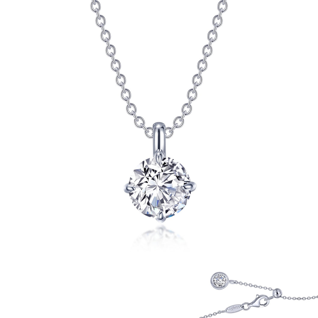 Round 2ctw Solitaire Necklace