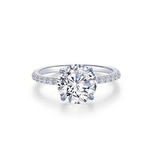 Solitaire Round 3ctw Engagement Ring